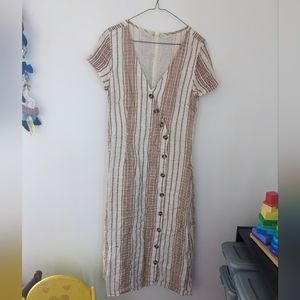 Vertical Striped Dress